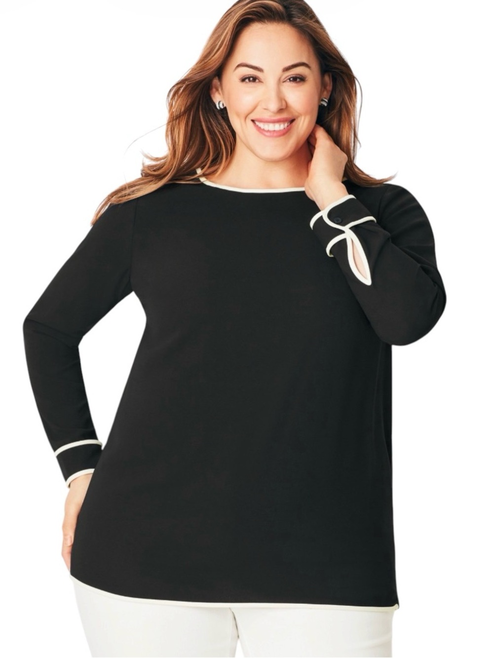 Talbots Classic Crepe Top